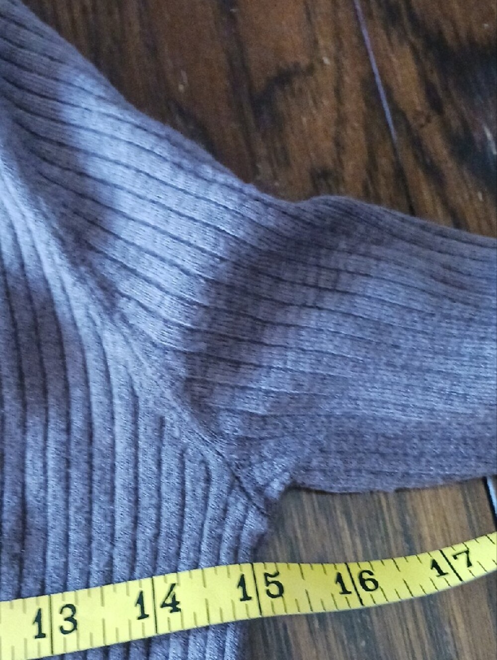 a new day- Brown Ribbed Button-Front Collared Cardigan - Picture 9 of 10